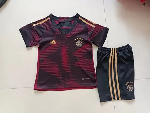 2022 Germany away kids kit