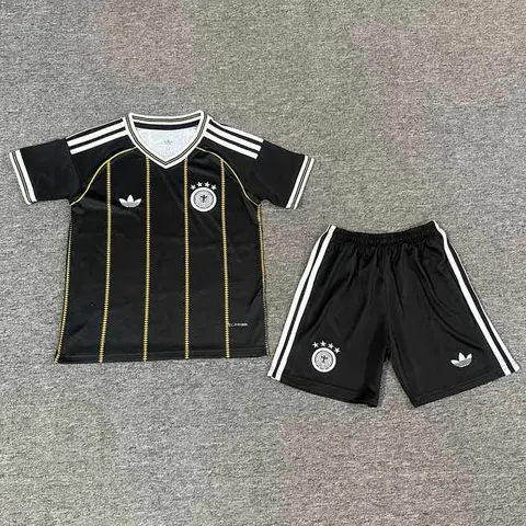 2026 Germany Black Third Away Kids Kit Jersey Size 16-28