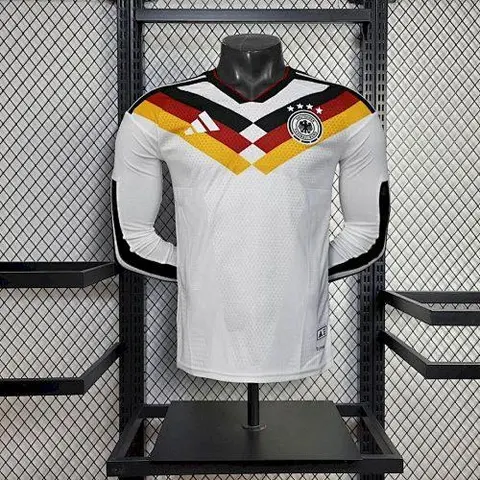 Mens Germany 2026 World Cup Home Long Sleeve Jersey Player Version