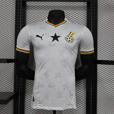 24-25 Ghana white player version jersey
