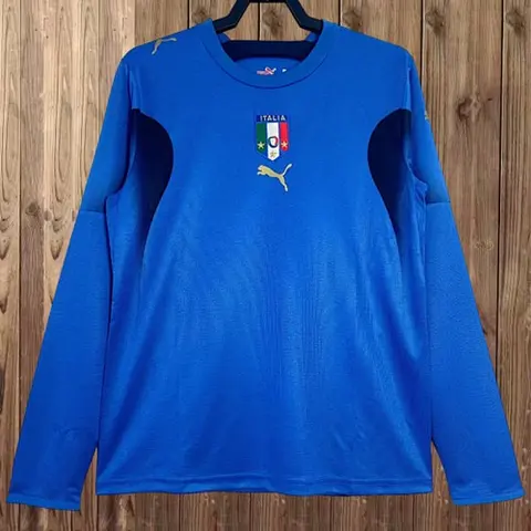 2006 Italy Home long sleeve retro jersey