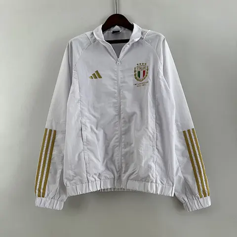 2023 Italy white windbreaker