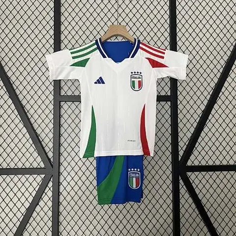 2024 Italy away white kid kit