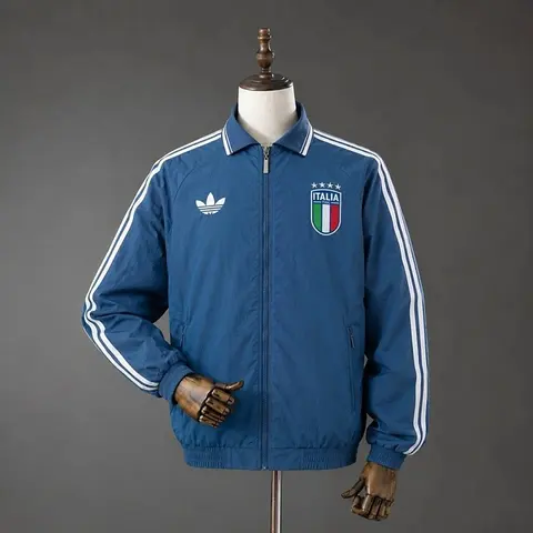2026 Italy Blue Anthem Jacket Windbreaker S-XXL