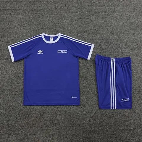 24-25 Italy blue cotton training suit