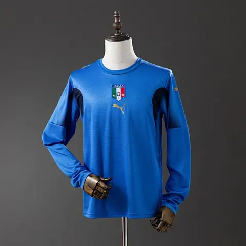 Italy 2006 Home Retro Long Sleeve soccer jerseys