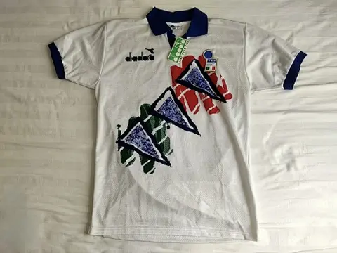 Retro 94 Italy white training jersey size S-2XL