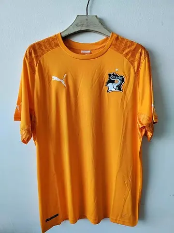 2014 Ivory Coast Home Retro Soccer Jersey Size S-2XL