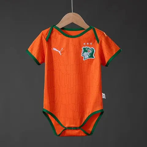 Ivory Coast 2026 Home Baby Jersey Size 9/12