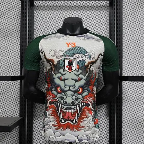 2024 Japan white and green special player version jersey