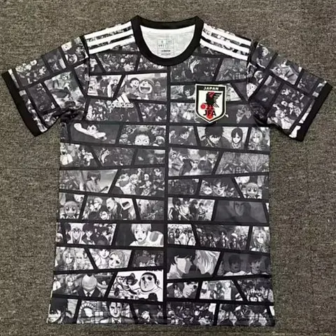 24-25 Japan Gray and Black Anime jersey