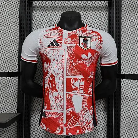 24-25 Japan red and white dragon ball player version jersey