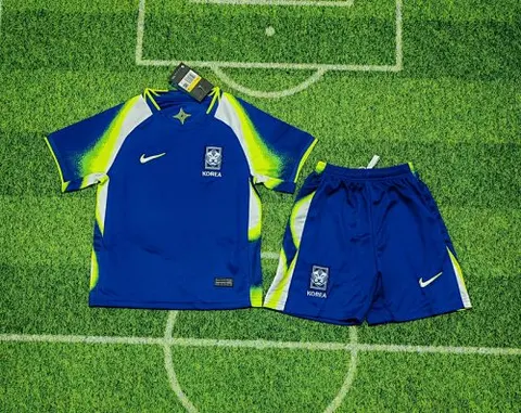 25-26 Korea Women away kid kit soccer jersey size 16-28