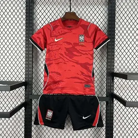 Kids South Korea 2026 World Cup Home Kit