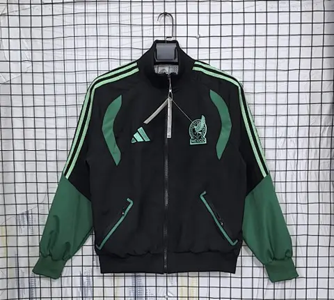 2026 Mexico black and green Windbreaker