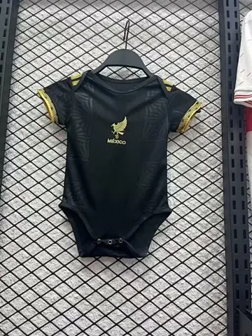 25-26 Mexico black baby jersey