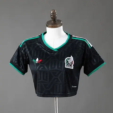Mexico 2026 Third Away Women's Crop Top Style S-XXL