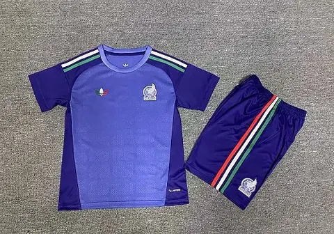 Mexico 2026 World Cup Purple Goalkeeper Kid kit size 16-28