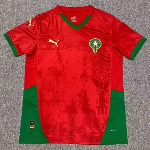 24-25 Morocco home soccer jersey