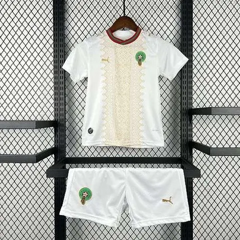 Kids Morocco 2026 World Cup Away Kit