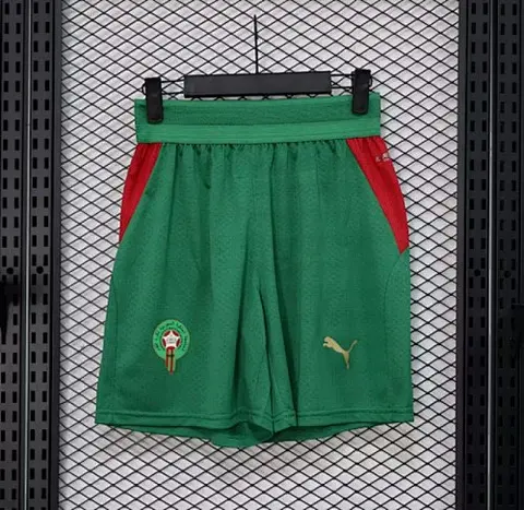 Morocco 2026 Green Player Version Shorts