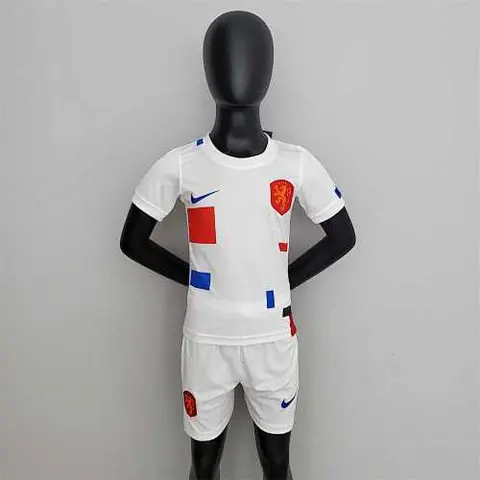 Ensemble de football enfant Pays-Bas blanc — 2022