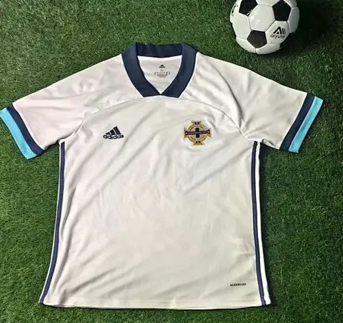 Maillot de football Irlande du Nord blanc — 2020 · Extérieur