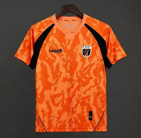 2026 World Cup Cape Verde Orange Goalkeeper Soccer Jersey S-2XL