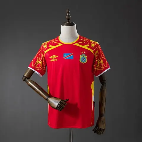 Congo 2026 Red Jersey S-4XL