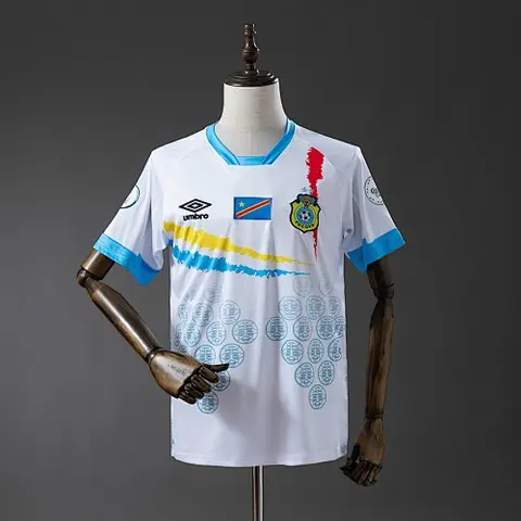 Congo 2026 White and Blue Jersey S-XXL