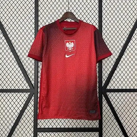 2024 Poland away red soccer jersey