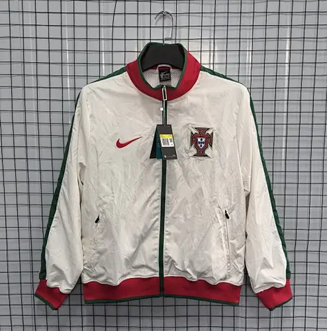 10/11 Portugal White Retro Windbreaker