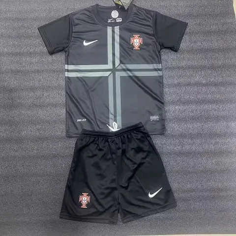 2012 Portugal Retro Third Away Kids Kit Soccer Jersey Size 16-28