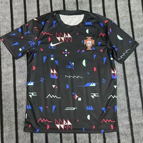 2024 Portugal black training jersey