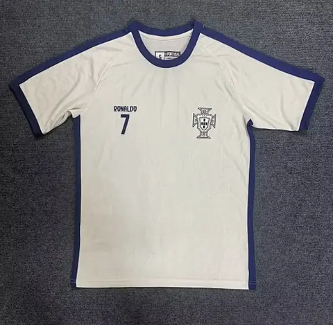 25-26 Portugal Ronaldo white training jersey