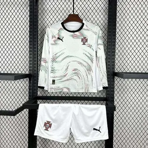 25-26 Portugal away long sleeve kid kit