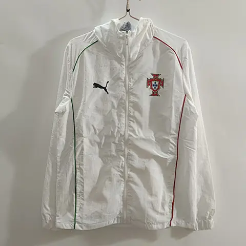 25-26 Portugal white windbreaker