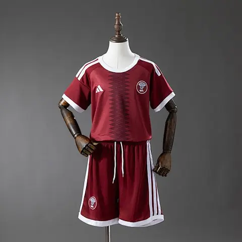 Qatar 2026 Home Kids kit Jersey SIZE 16-28