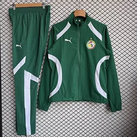Senegal 2025/26 Green Windbreaker Suit Size S-2XL