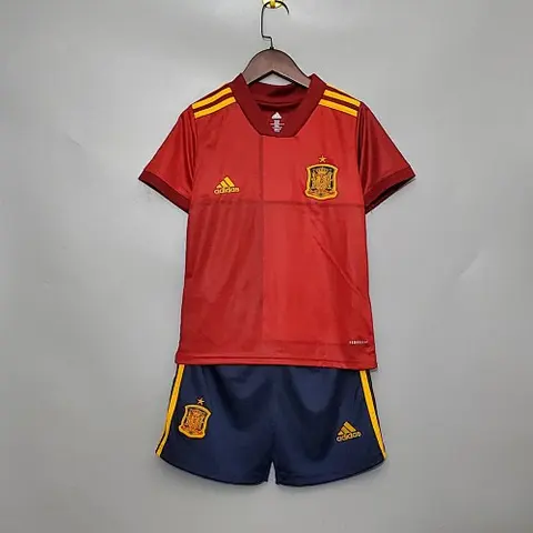 2020 Spain home red kids kit
