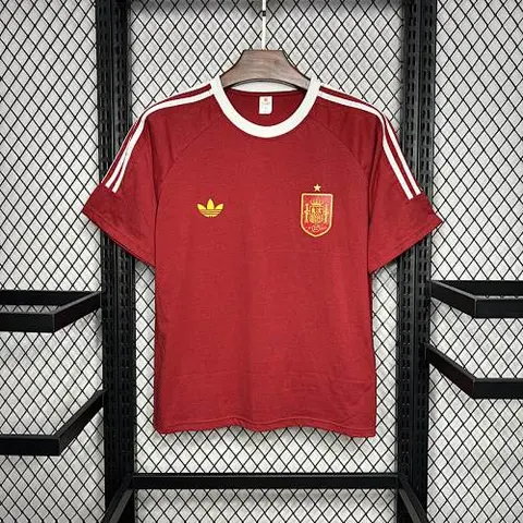 Maillot de football Espagne Euro style — 2024 · Rétro