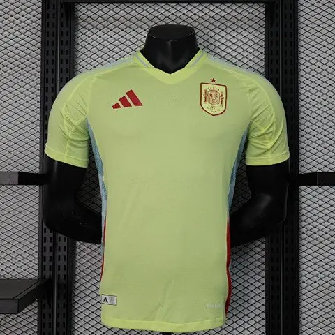 2024 Spain away yellow player version jersey