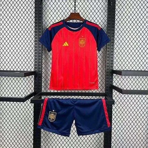 2026 Kids Spain Home Kit World Cup