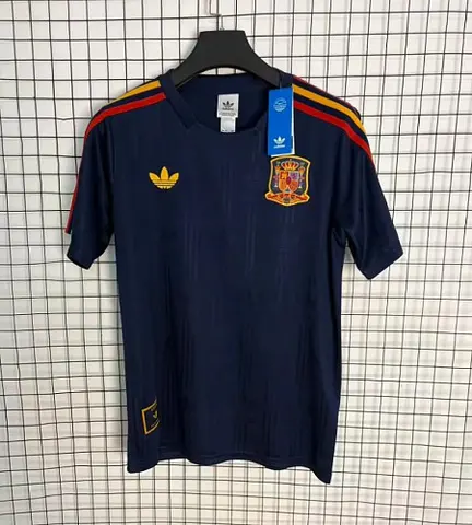 2026 Spain Dark Blue Training Soccer Jersey S-4XL