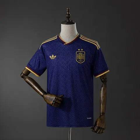 2026 Spain Trefoil Royal Blue Special Edition Soccer Jersey S-4XL