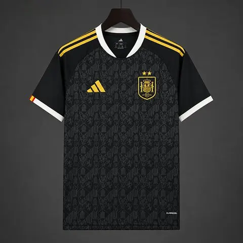 2026 Spain Two-Star Black Champions Special Edition Soccer Jersey S-4XL