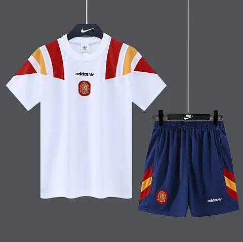 2026 Spain White Training Suit S-2XL