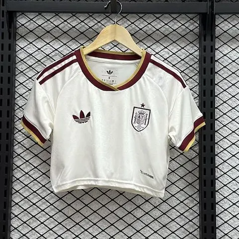 2026 Spain Women's Away Crop Top S-2XL