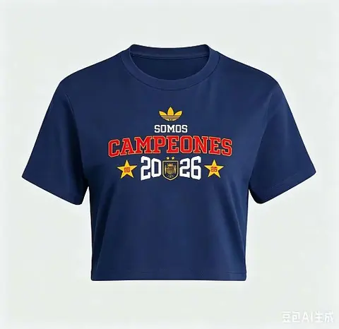 2026 Spain World Cup Champion Cropped T-Shirt S-XL