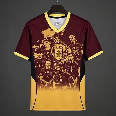 2026 Spain World Cup Champion Wine Special Soccer Jersey